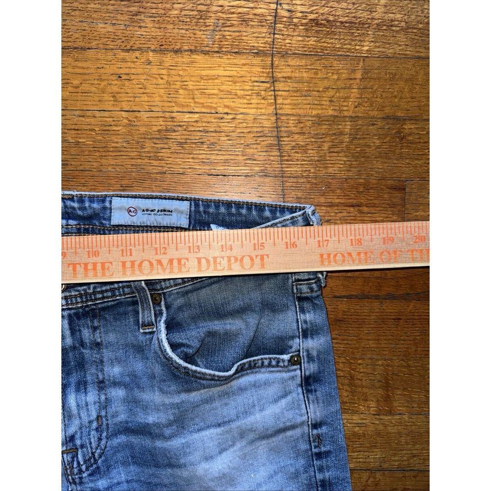 AG Adriano Goldschmied Skinny Mid/ Light Washed Denim 34R - Picture 4 of 8